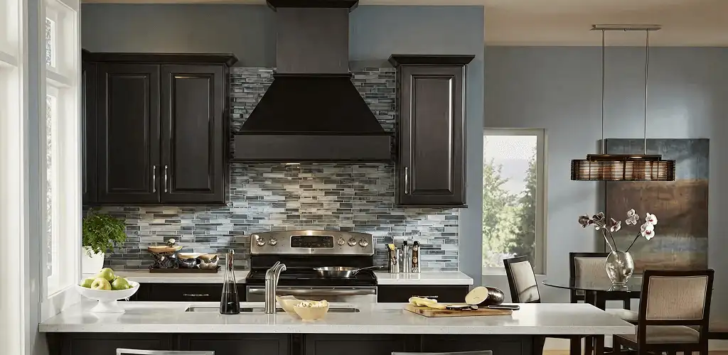 Kitchen cabinet painting and refinishing in a modern kitchen in Los Angeles, CA