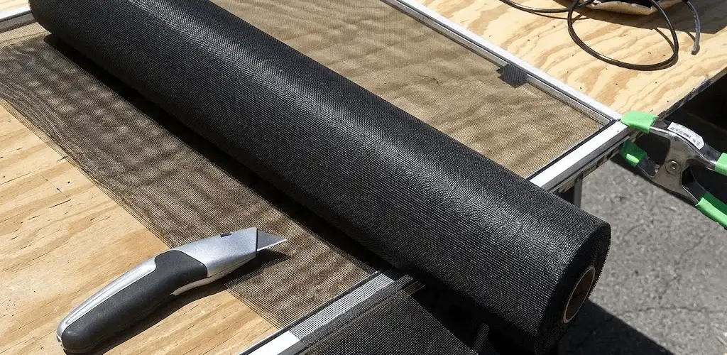 Window screen replacement materials and tools for screen repair in Los Angeles, CA